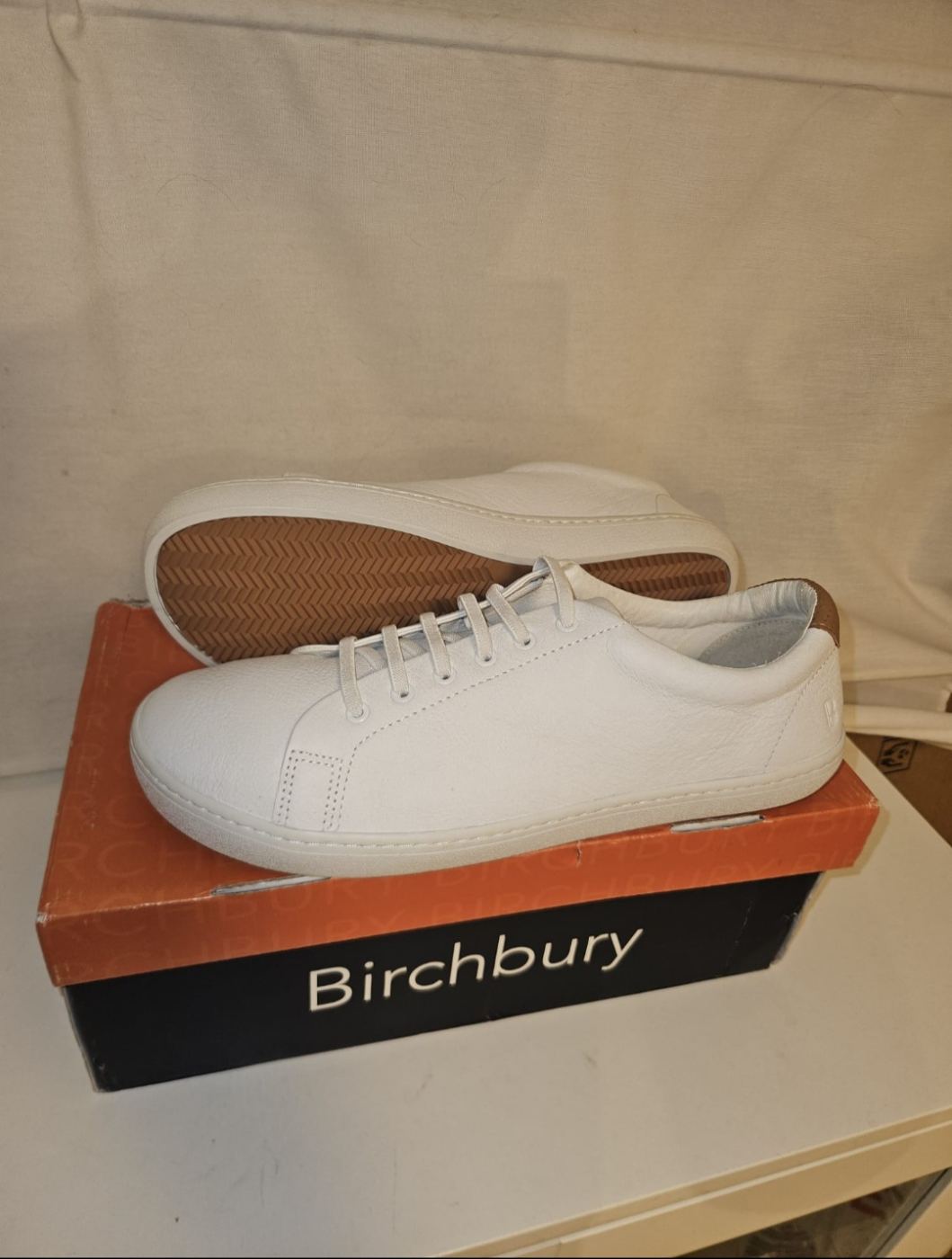 נעלי Birchbury Bramford all white מידה 45 יד שנייה