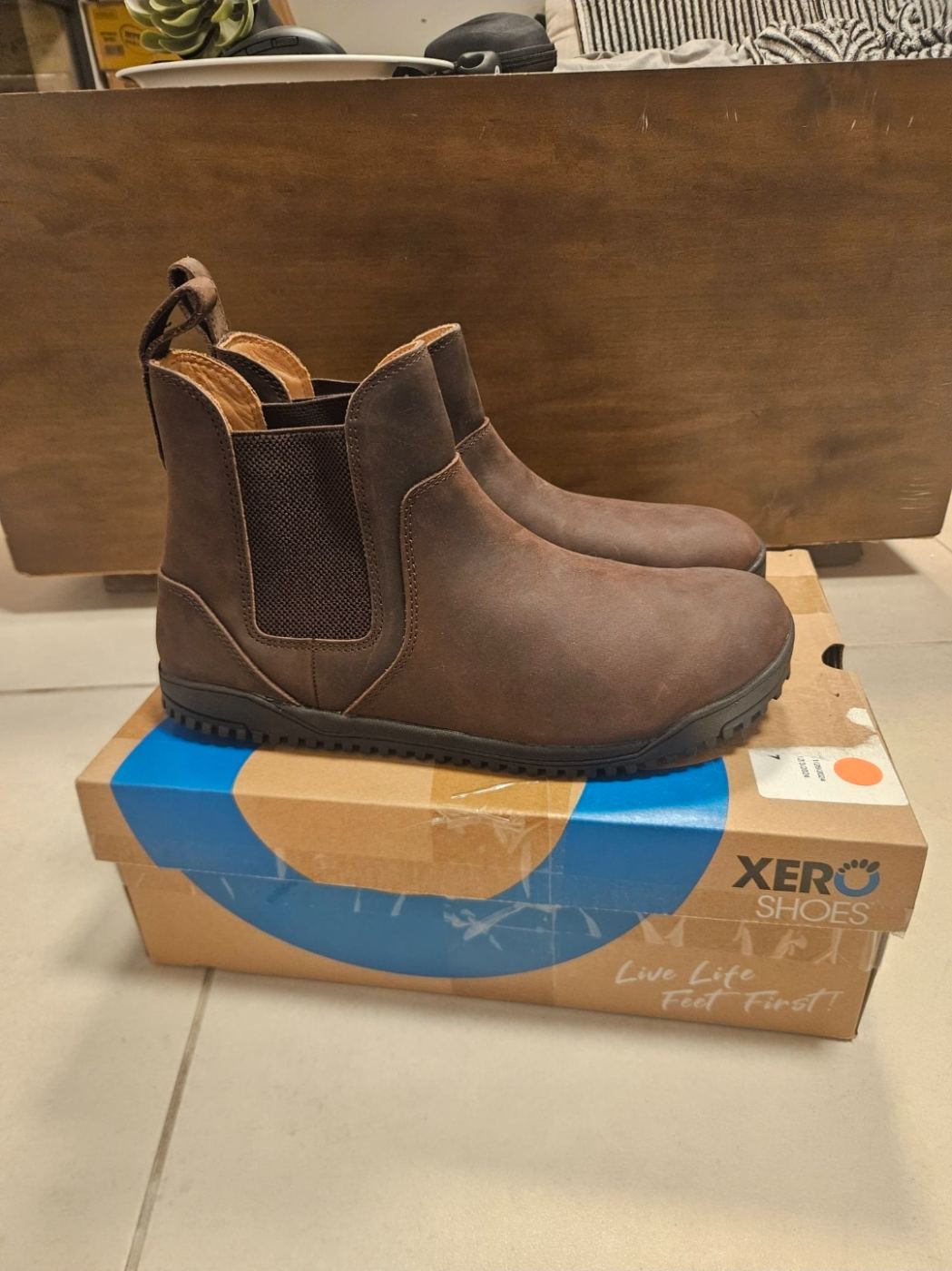 נעלי Xero Shoes Ridgeway chelsea brown מידה 44 יד שנייה