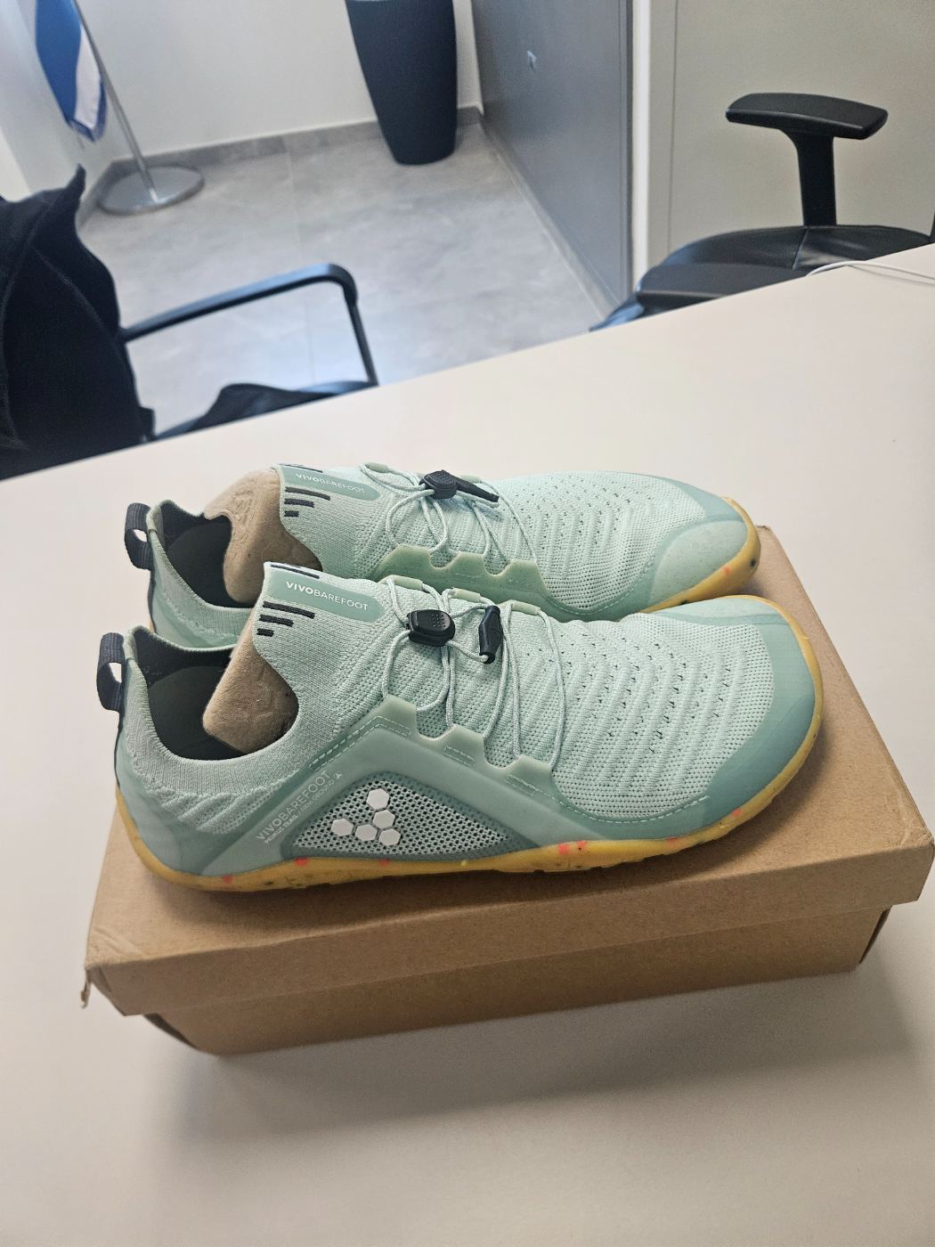 נעלי Vivobarefoot Primus Trail fg II Mint מידה 41 יד שנייה