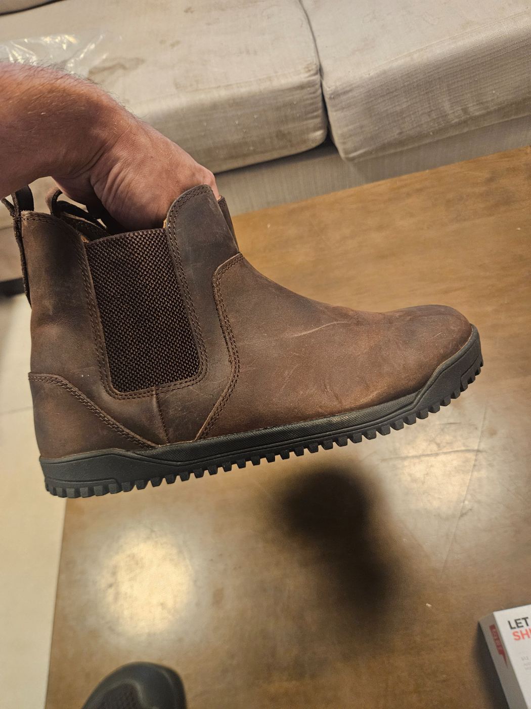נעלי Xero Shoes Ridgeway Chelsea Brown Waterproof מידה 41.5 יד שנייה