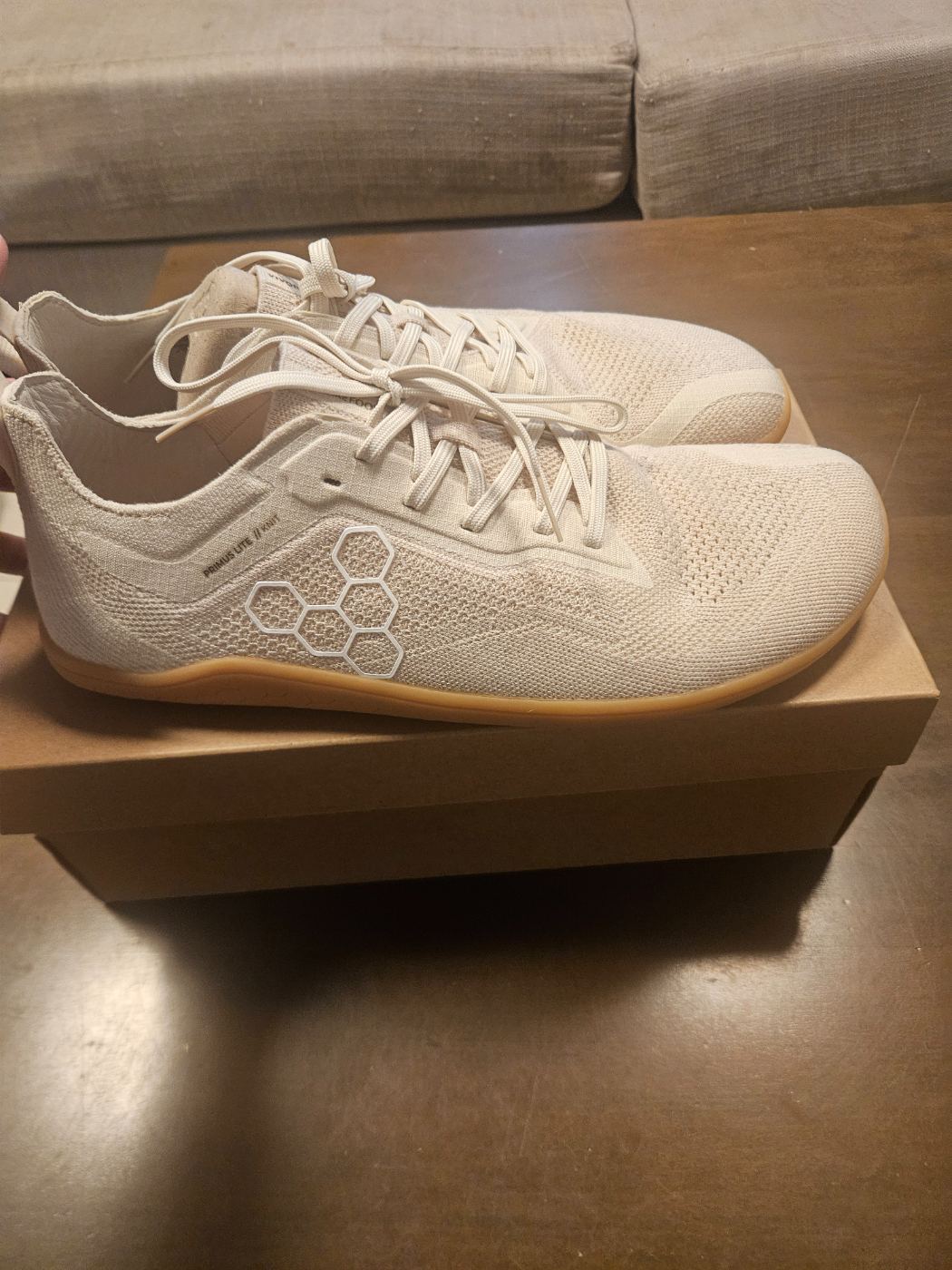 נעלי Vivobarefoot Primus Lite Knit Natural Coconut מידה 45 יד שנייה